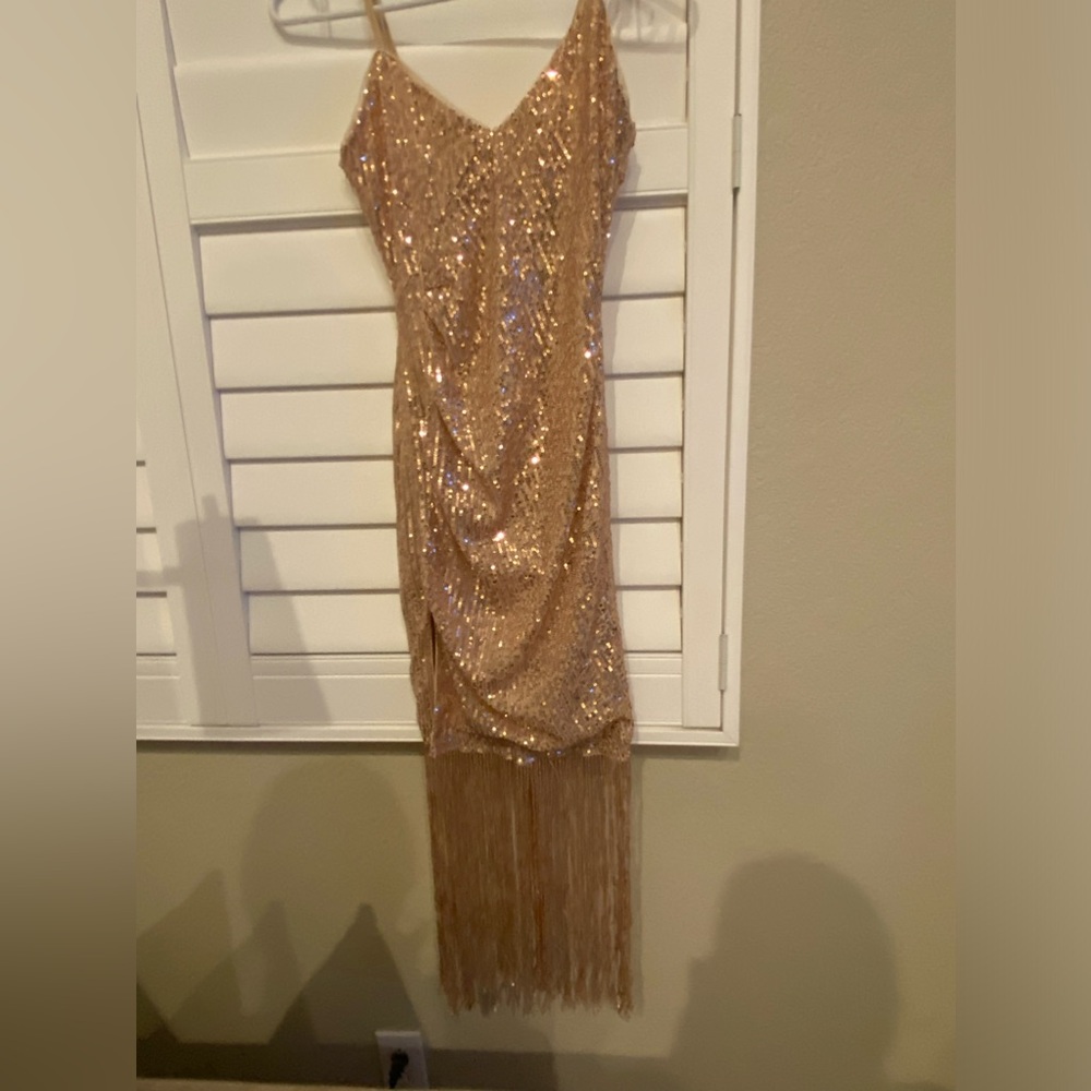 Pink gatsby party dress size xs